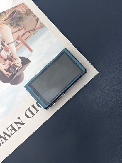 Used Panasonic Lumix DMC-FX77 blue Digital Camera [JPN only, No charger] #FH1BA001647