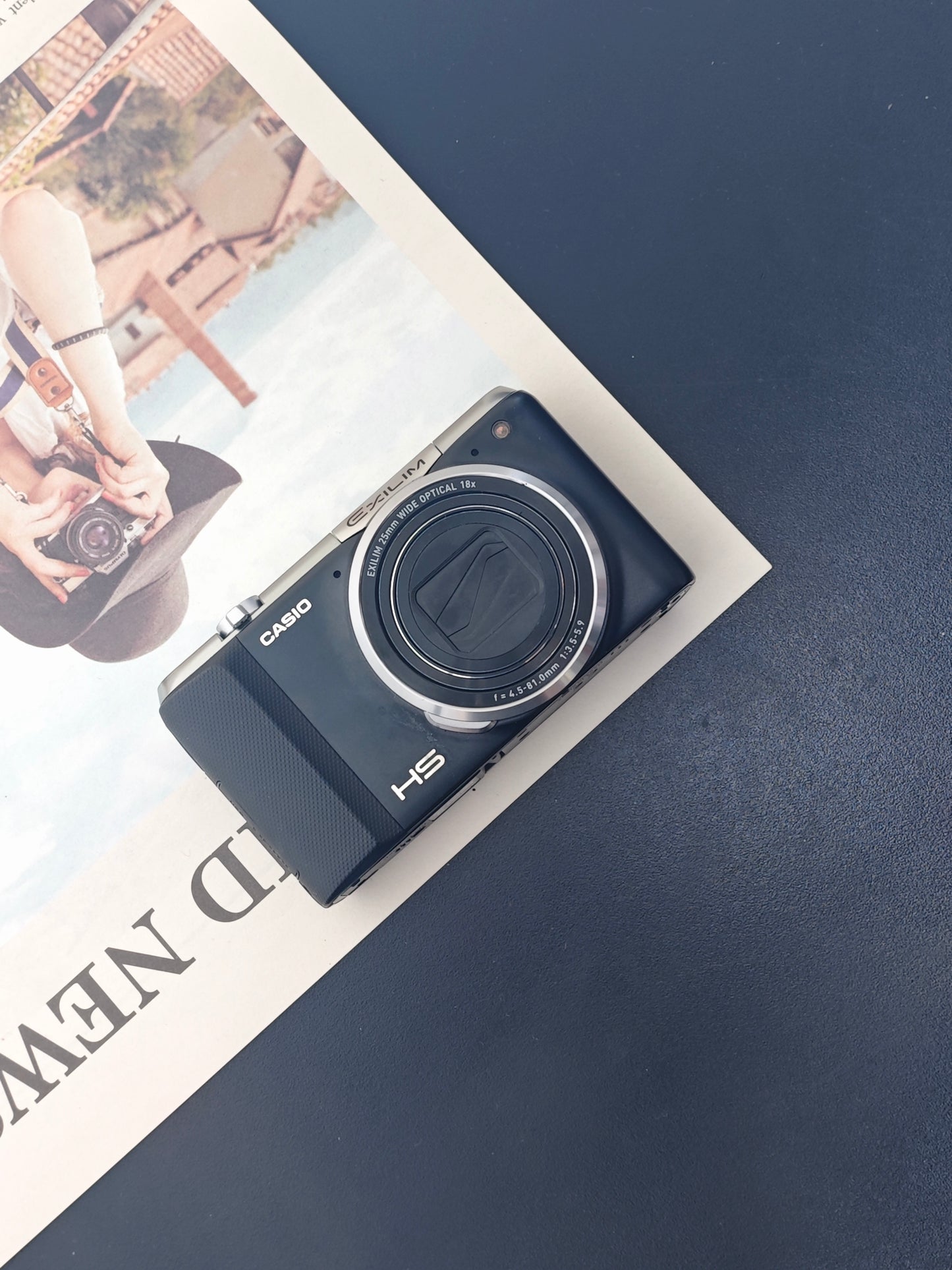 Used Casio EXILIM EX-ZR700 black Digital Camera [No charger]