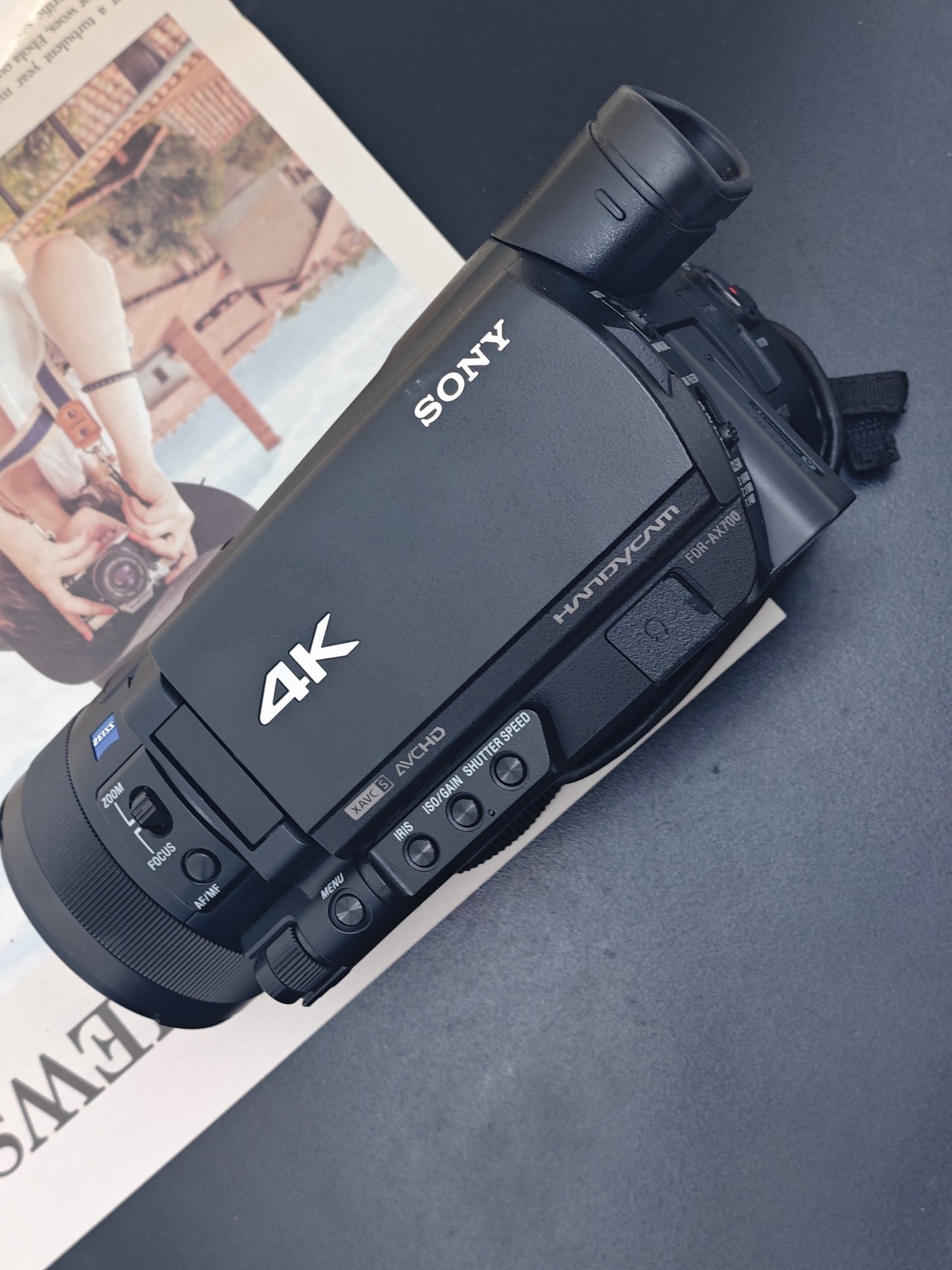 *READ* Used Sony FDR-AX700 Handycam [JPN only, No charger] #3013255