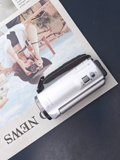 Used Panasonic HC-V360M white Camcorder [with box]