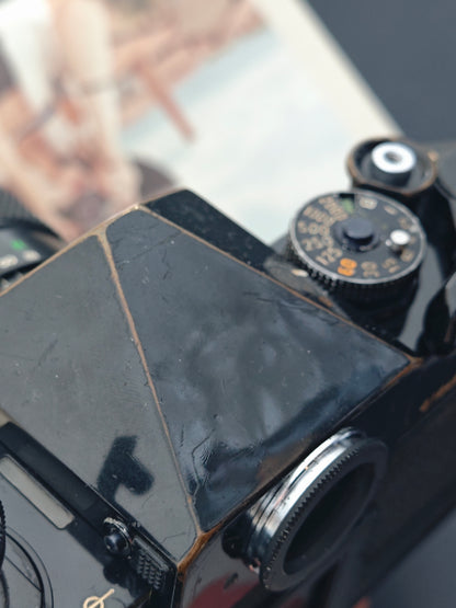 Canon F-1 with Canon Marco Lens FD 50mm F3.5