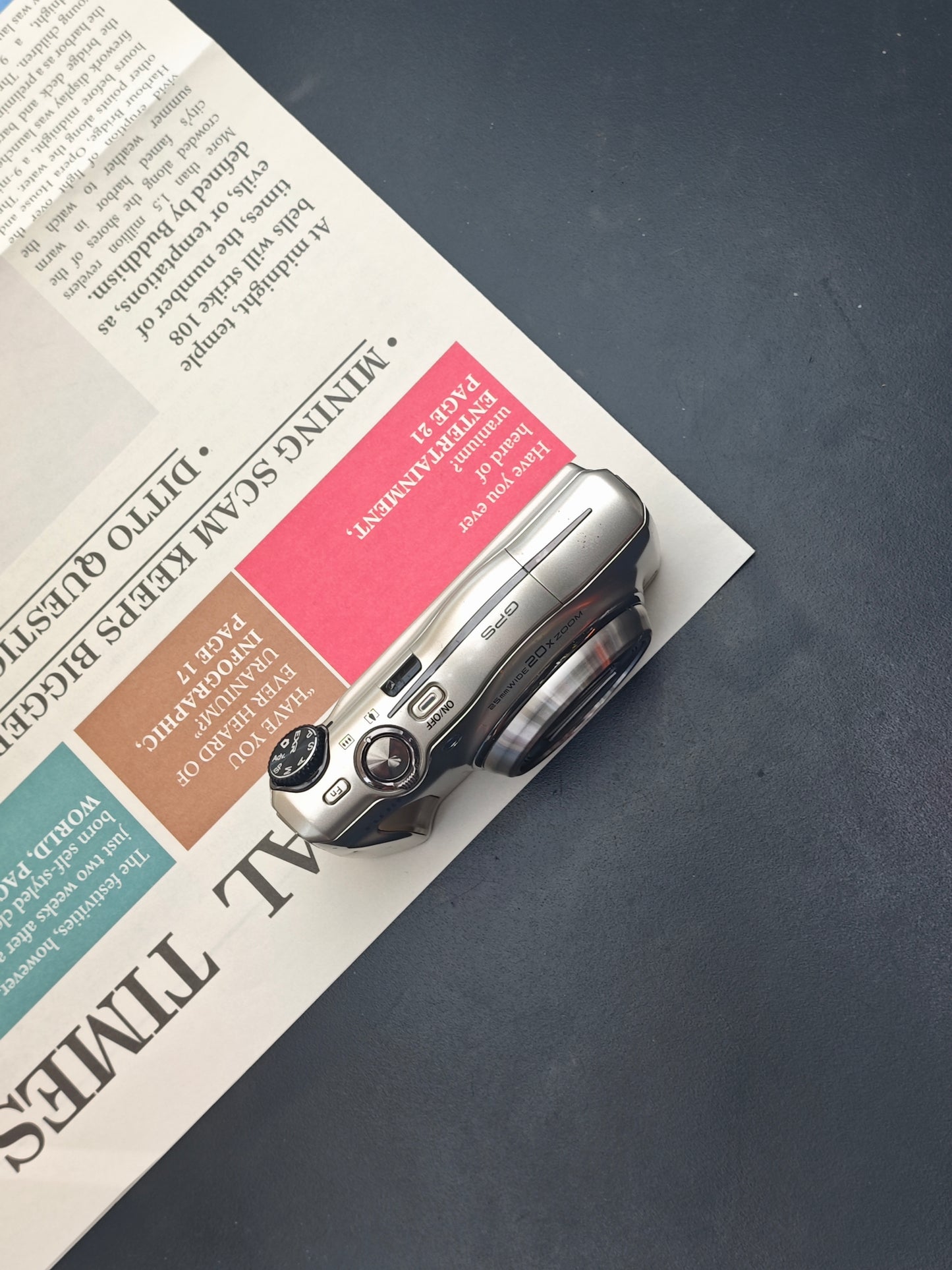 Used FujiFilm Finepix F770 EXR silver Digital Camera [No charger] #2A047892