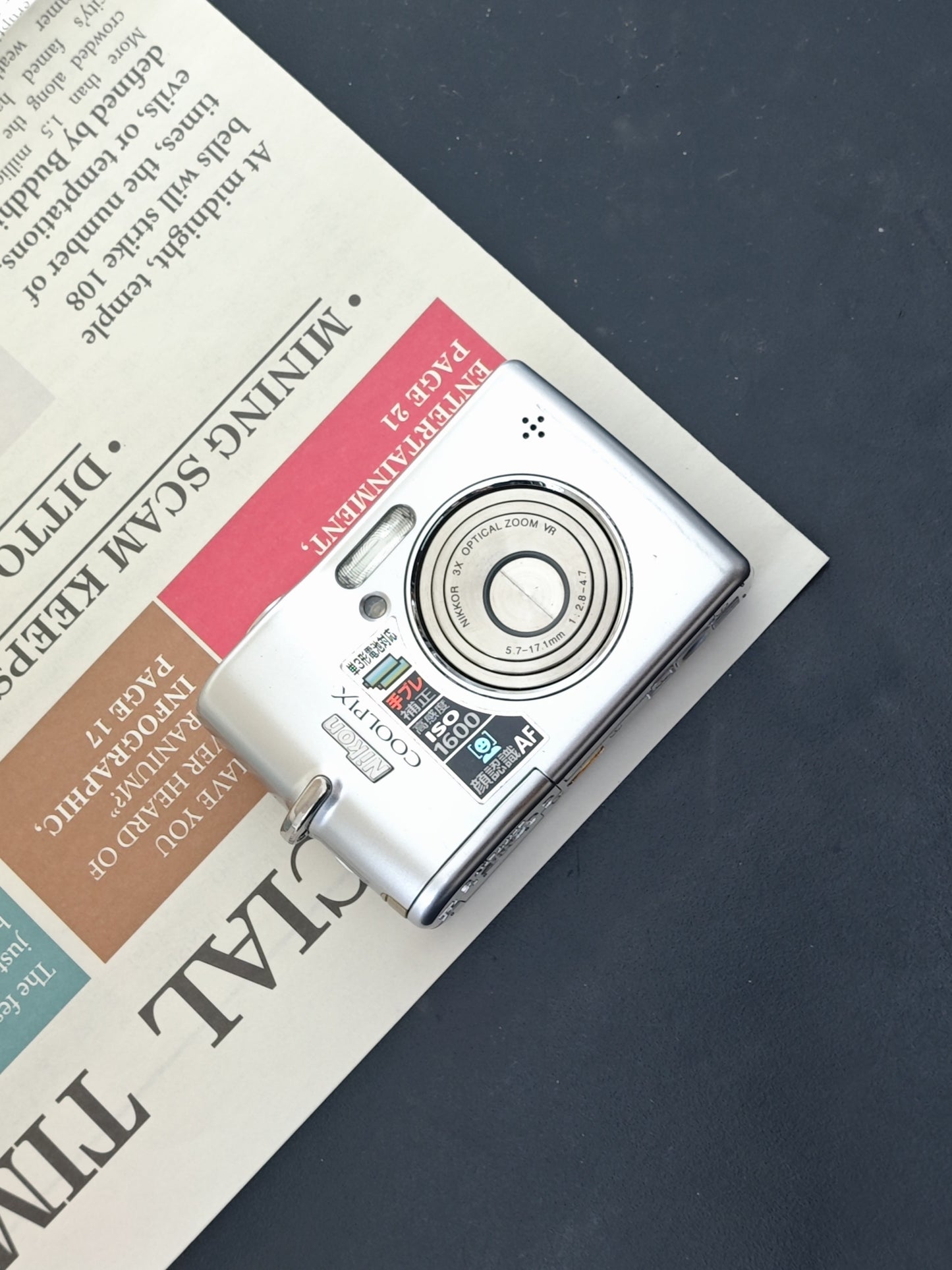 Used Nikon Coolpix L12 silver Digital Camera