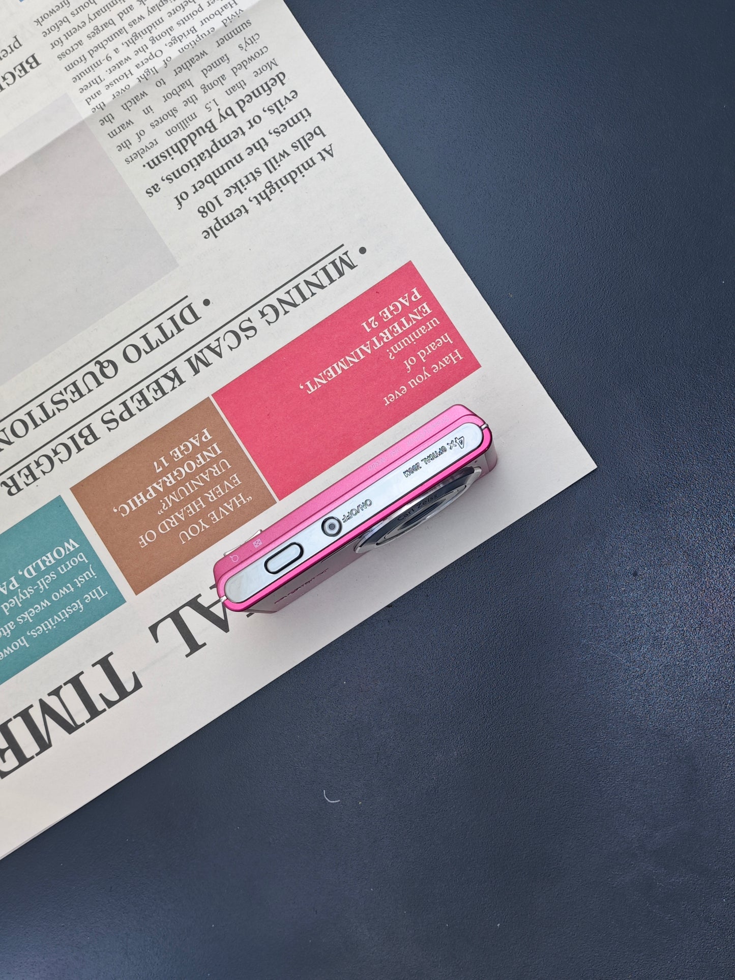 Used Sony Cyber-shot DSC-W320 pink Digital Camera [JPN only]