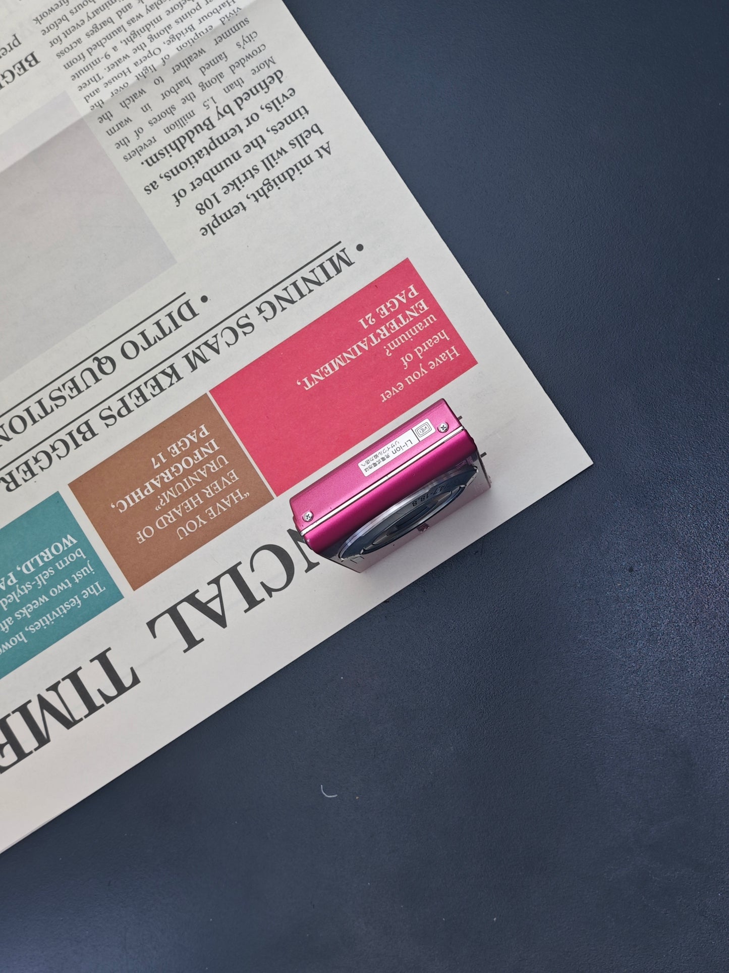 Used Sony Cyber-shot DSC-W320 pink Digital Camera [JPN only]