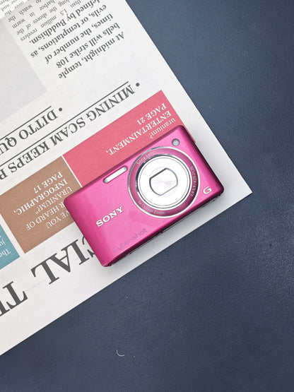 Used Sony Cyber-shot DSC-W380 pink Digital Camera [JPN only, No charger]