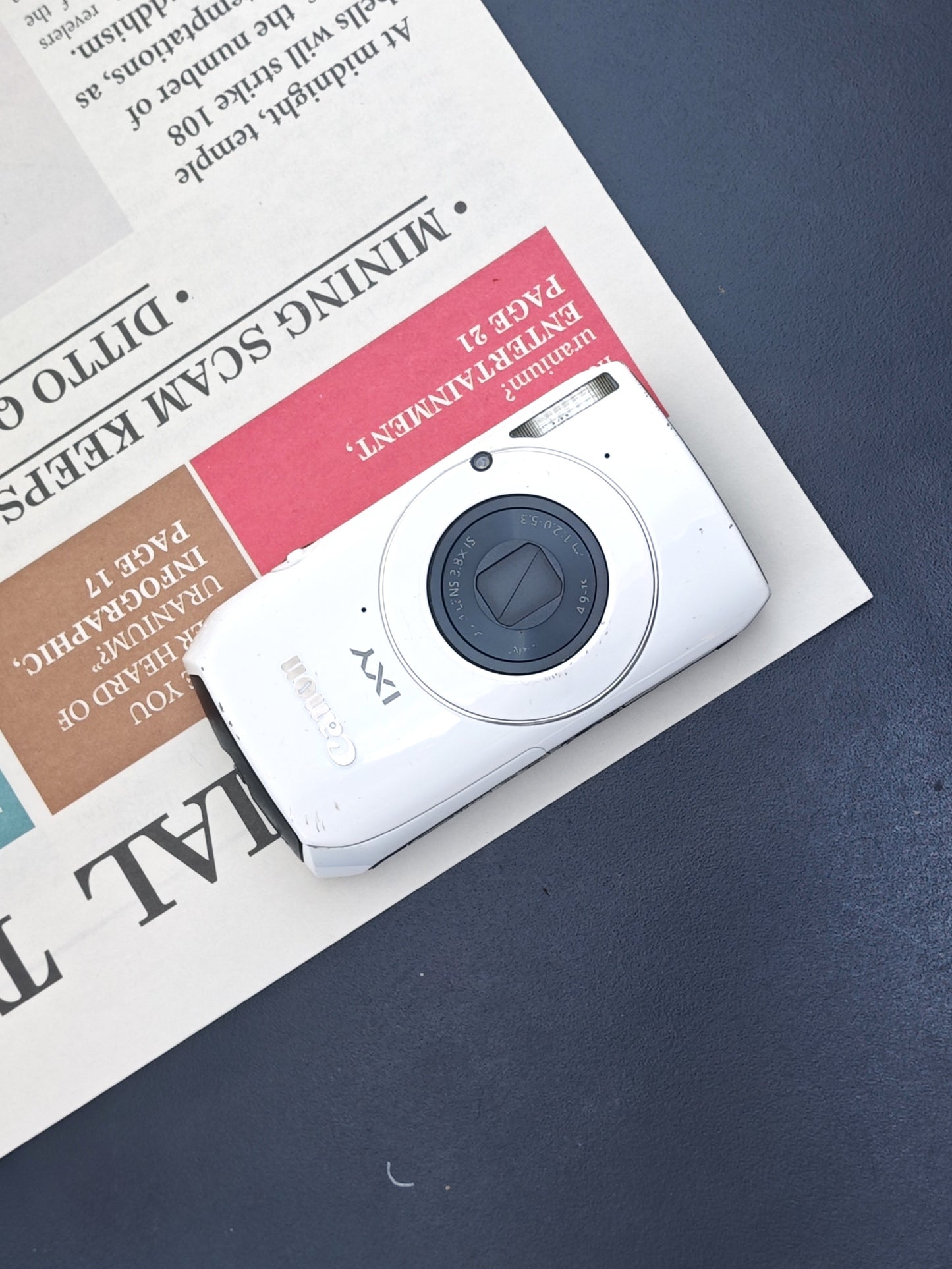 Used Canon IXY 30S white Digital Camera [with box]