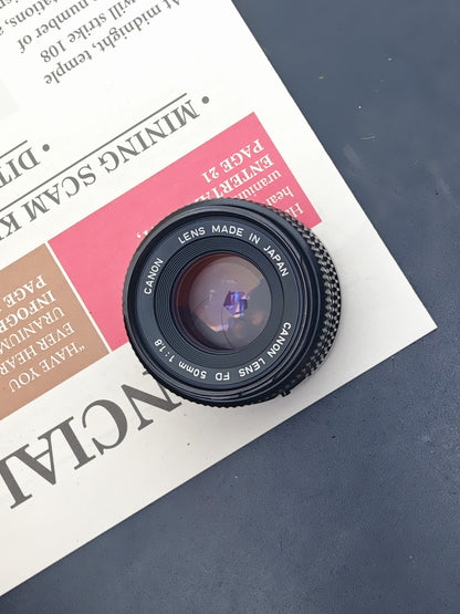 Canon Lens FD 50mm F1.8