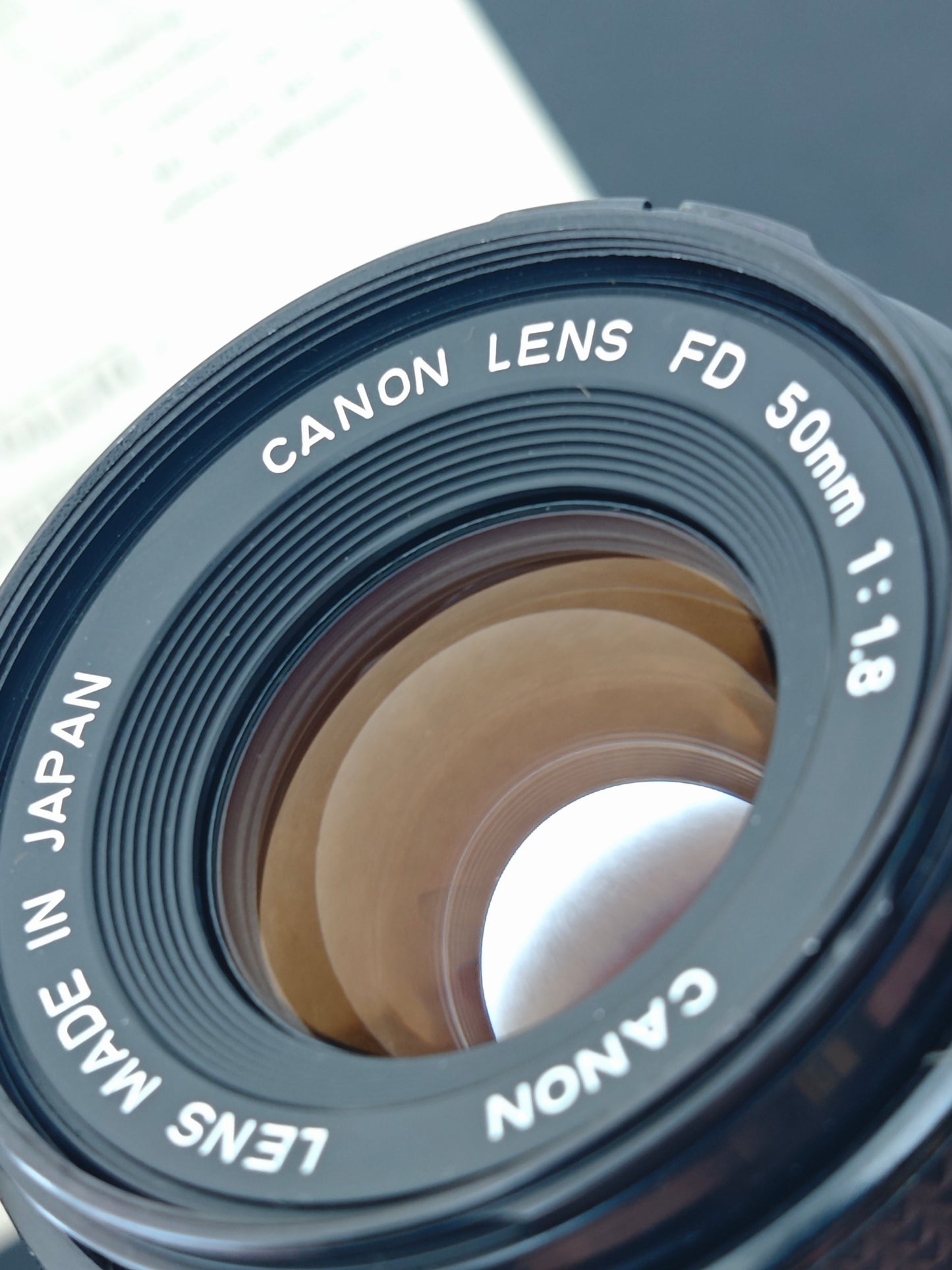 Canon Lens FD 50mm F1.8
