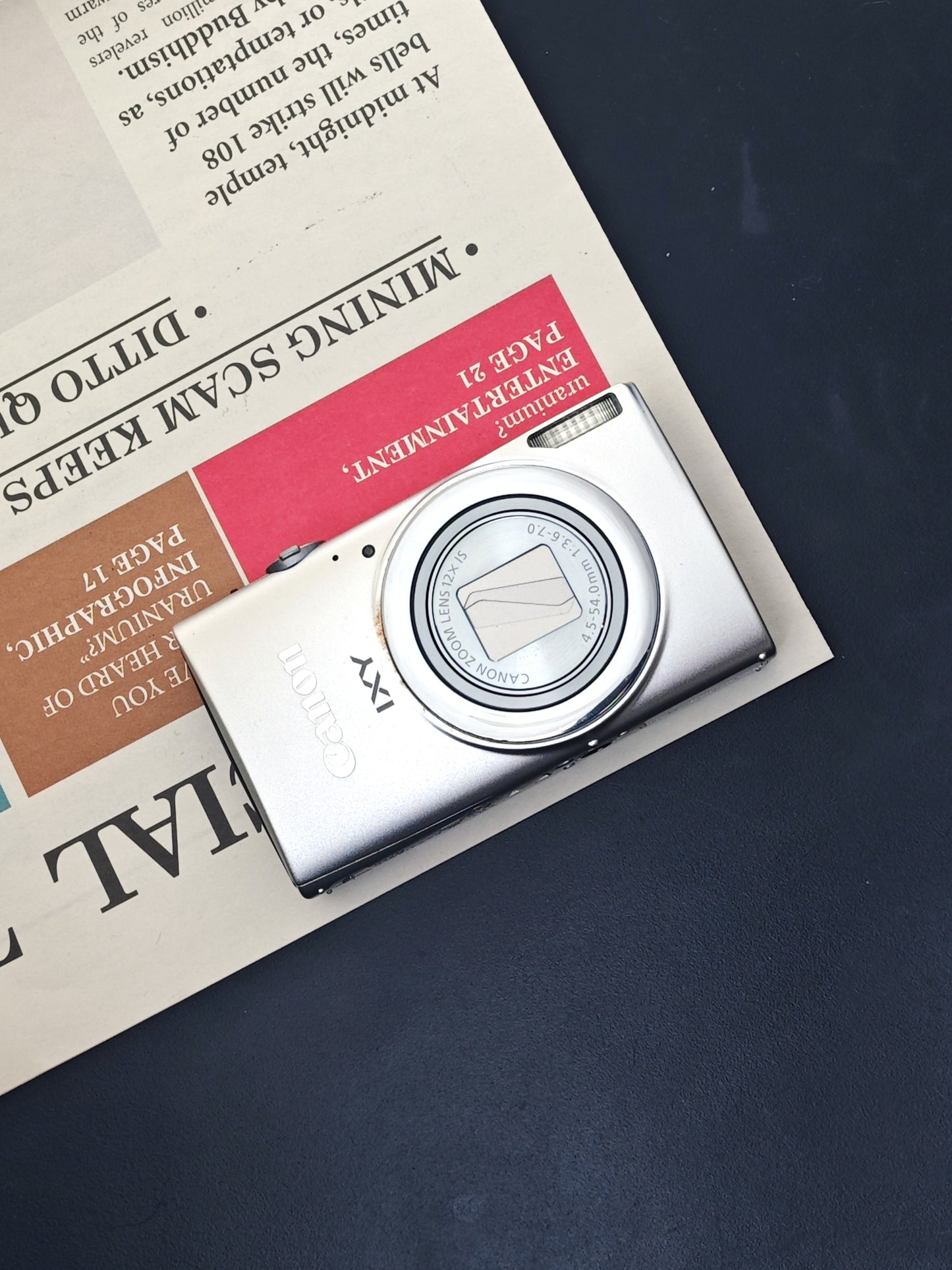Used Canon IXY 630 silver Digital Camera [No charger] #821060024368