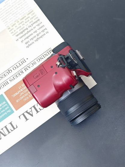 Used Panasonic Lumix DMC-G1 red with G Vario 14-45mm F3.5-5.6 [JPN only, No charger] #FT8SA902218