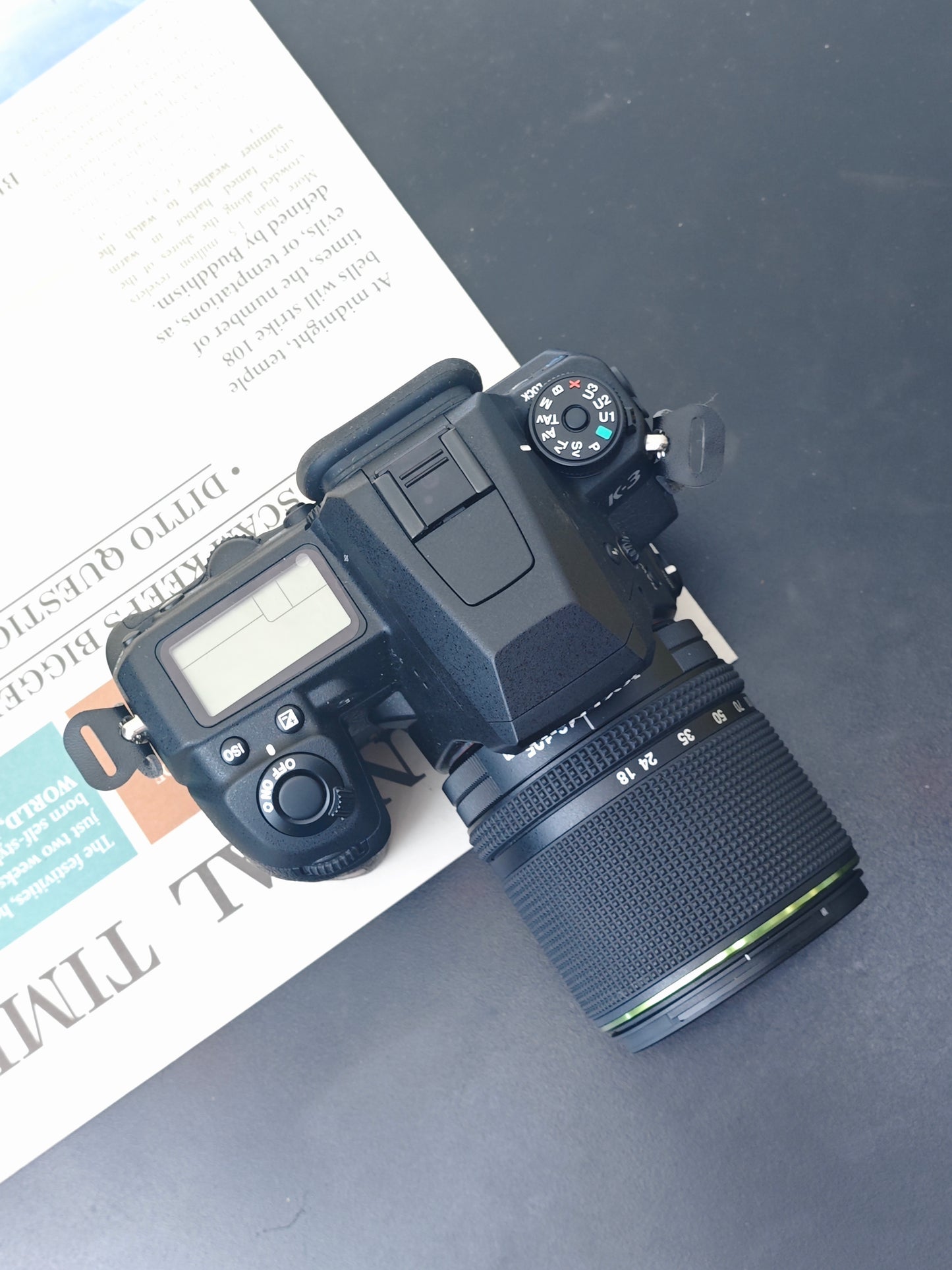 Used Pentax K-3 with SMC Pentax-DA 18-135mm F3.5-5.6 ED AL [IF] DC WR [No charger]