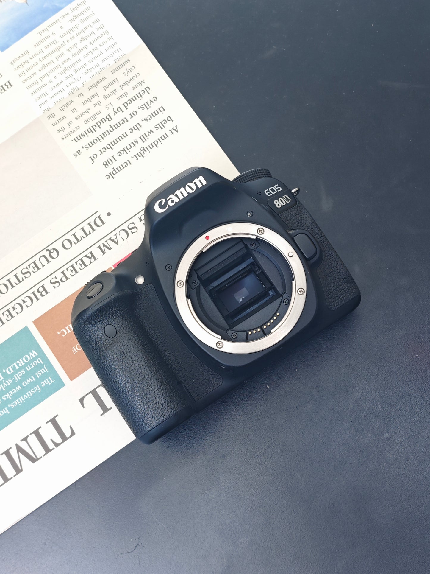 Used Canon EOS 80D body Digital Camera [No charger, with box]