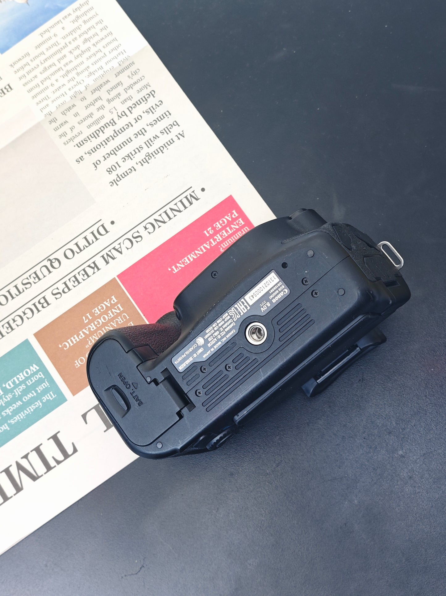 Used Canon EOS 80D body Digital Camera [No charger, with box]
