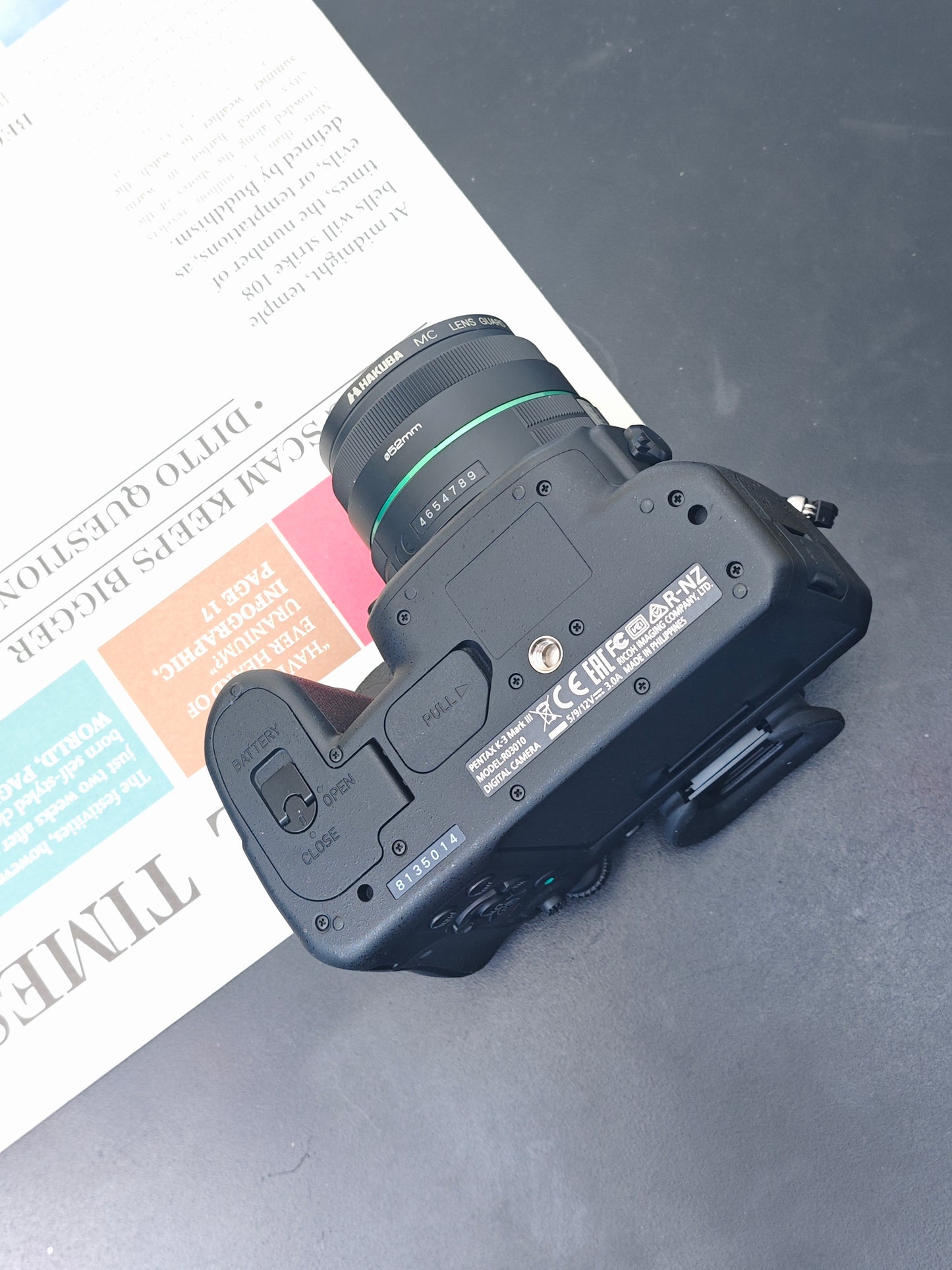 Used Pentax K-3 Mark III with 50mm F1.8 and 55-300mm F4.5-6.3 HD PLM WR RE [No charger]