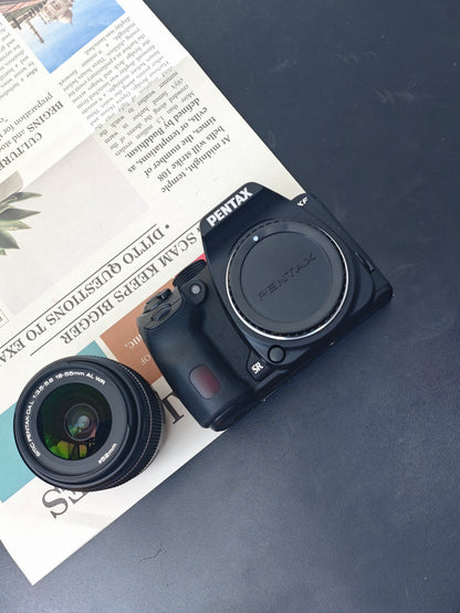 Used Pentax KF with SMC Pentax-DA L 18-55mm F3.5-5.6 AL