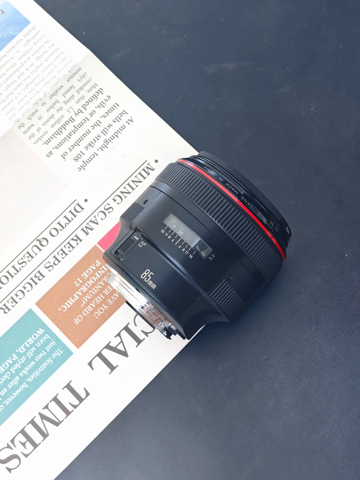 Canon Lens EF 85mm F1.2 L Ultrasonic