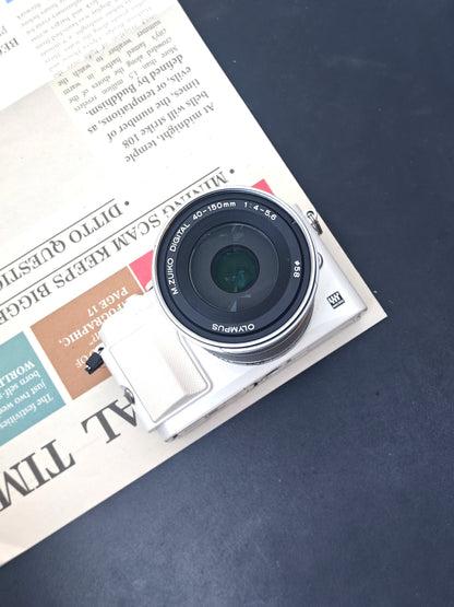 Used Olympus PEN Lite E-PL6 with Olympus Digital 40-150mm F4-5.6 R ED MSC [No charger] #V3XF01504