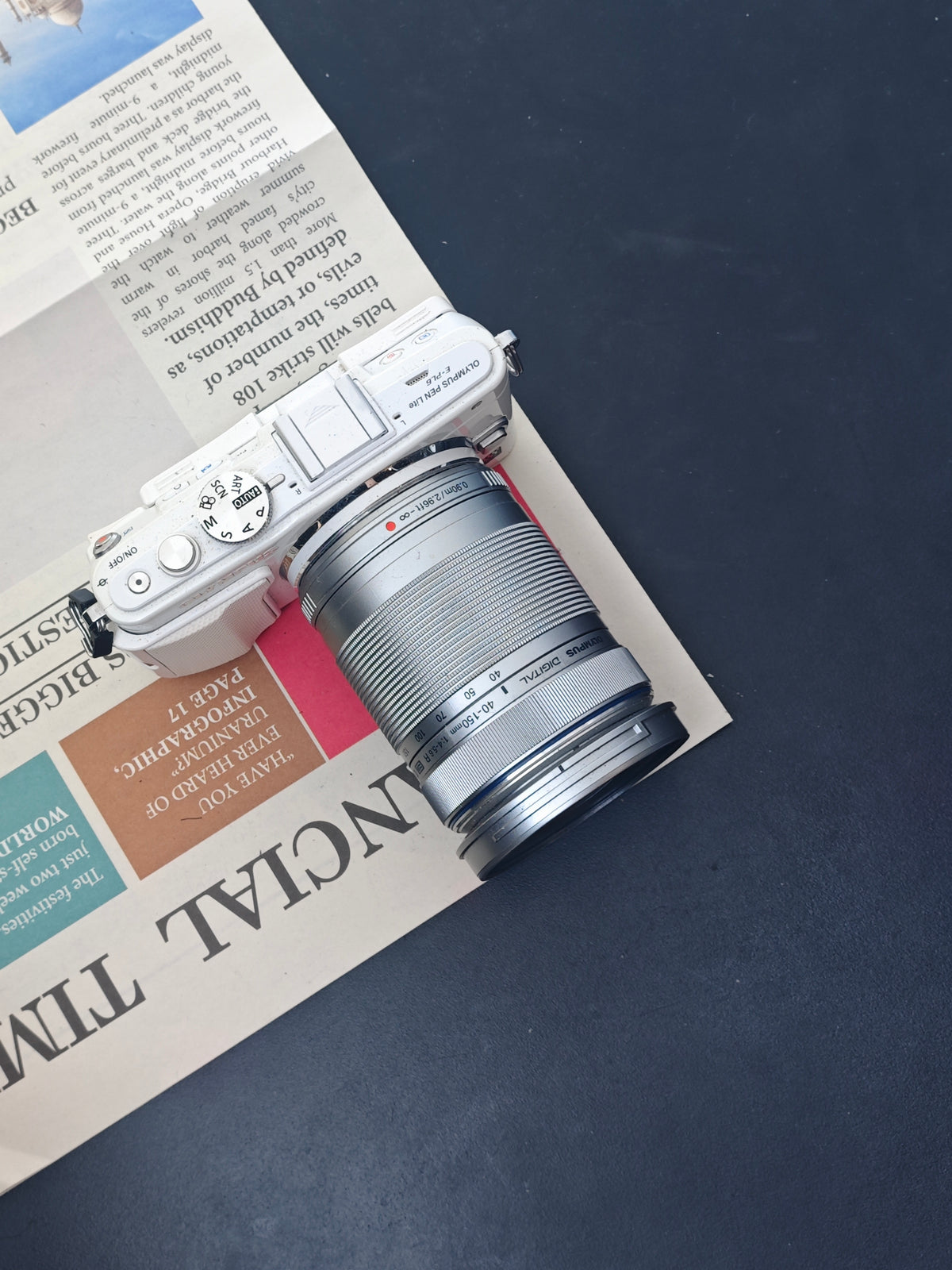 Used Olympus PEN Lite E-PL6 with Olympus Digital 40-150mm F4-5.6 R ED MSC [No charger] #V3XF01504