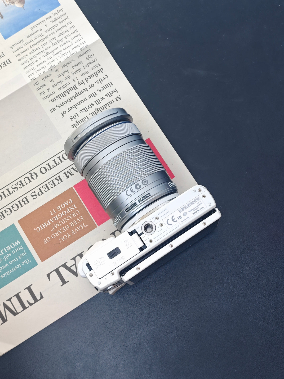 Used Olympus PEN Lite E-PL6 with Olympus Digital 40-150mm F4-5.6 R ED MSC [No charger] #V3XF01504