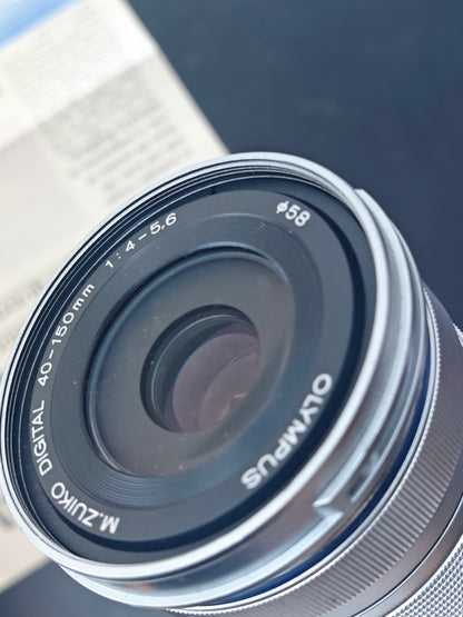 Used Olympus PEN Lite E-PL6 with Olympus Digital 40-150mm F4-5.6 R ED MSC [No charger] #V3XF01504