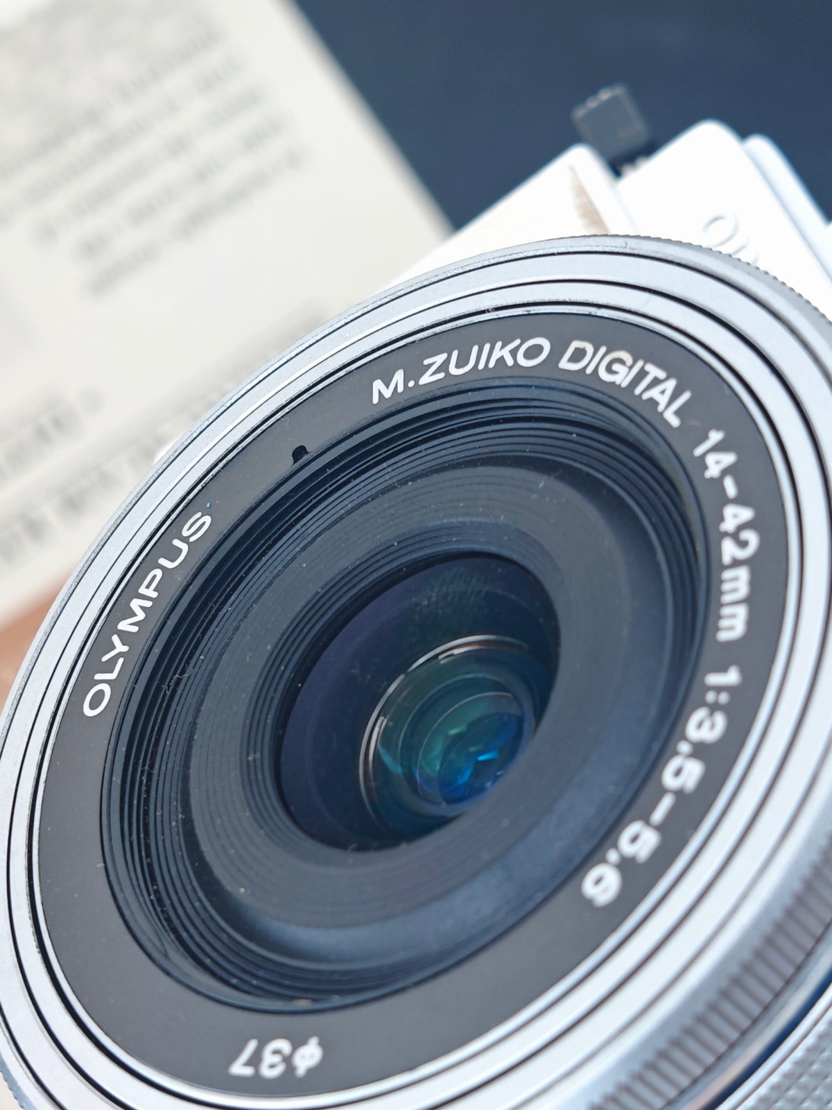 *READ* Used Olympus PEN Lite E-PL6 with M.Zuiko 14-42mm F3.5-5.6 EZ ED MSC [No charger] #V5WF86052