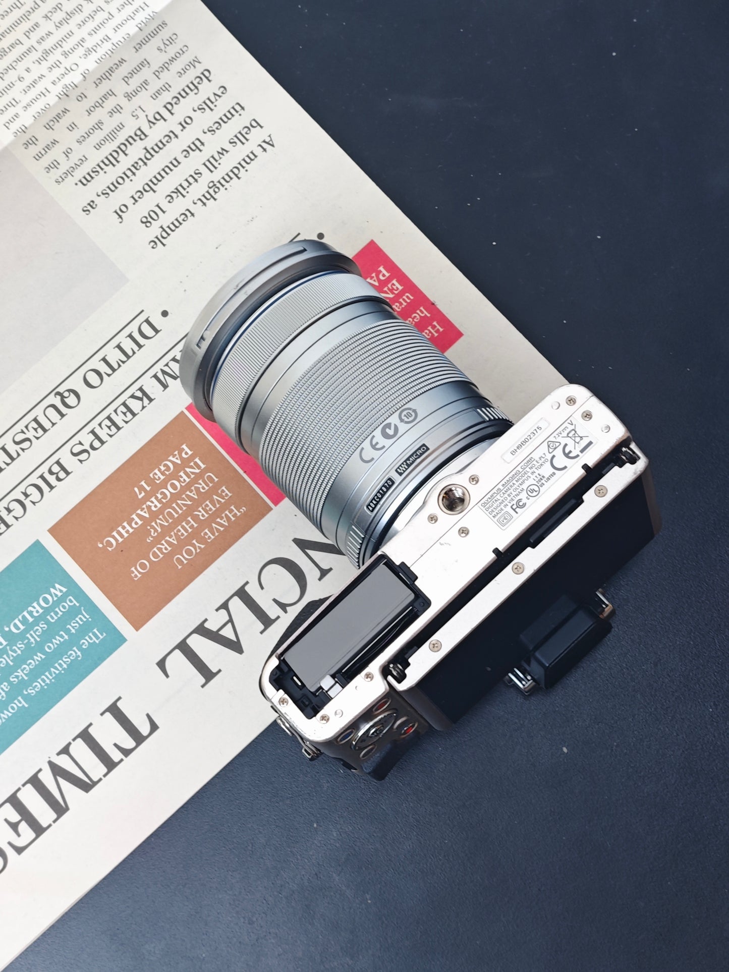 Used Olympus PEN Lite E-PL6 with Olympus Digital 14-42mm F3.5-5.6 II R MSC [+4FS1, No charger] #V3S002212