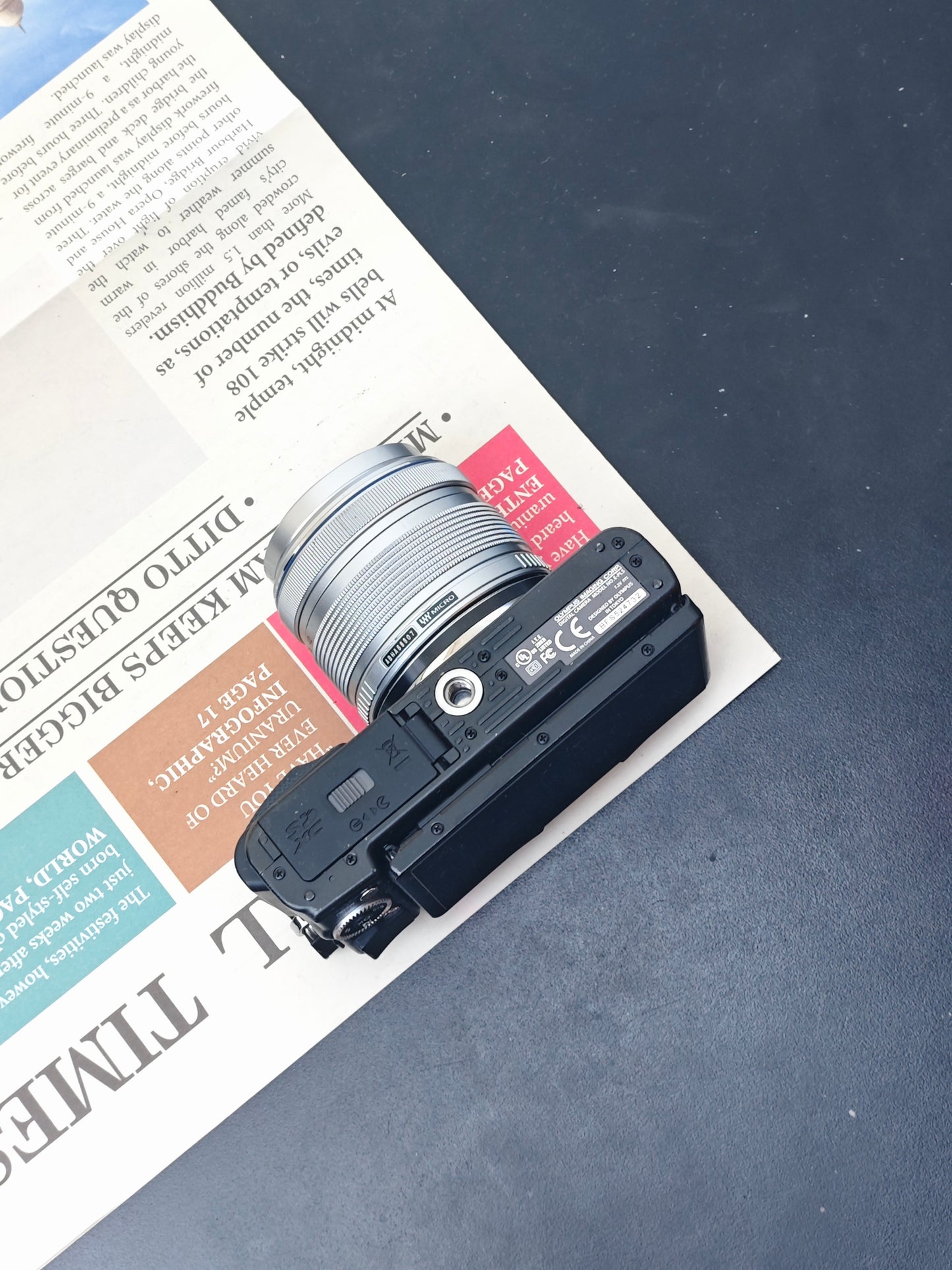 Used Olympus PEN Lite E-PL5 with 14-42mm F3.5-5.6 II R MSC Digital Camera [No charger]
