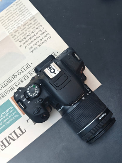 Used Canon EOS Kiss X7i with EF-S 18-55mm F3.5-5.6 IS STM [No charger]