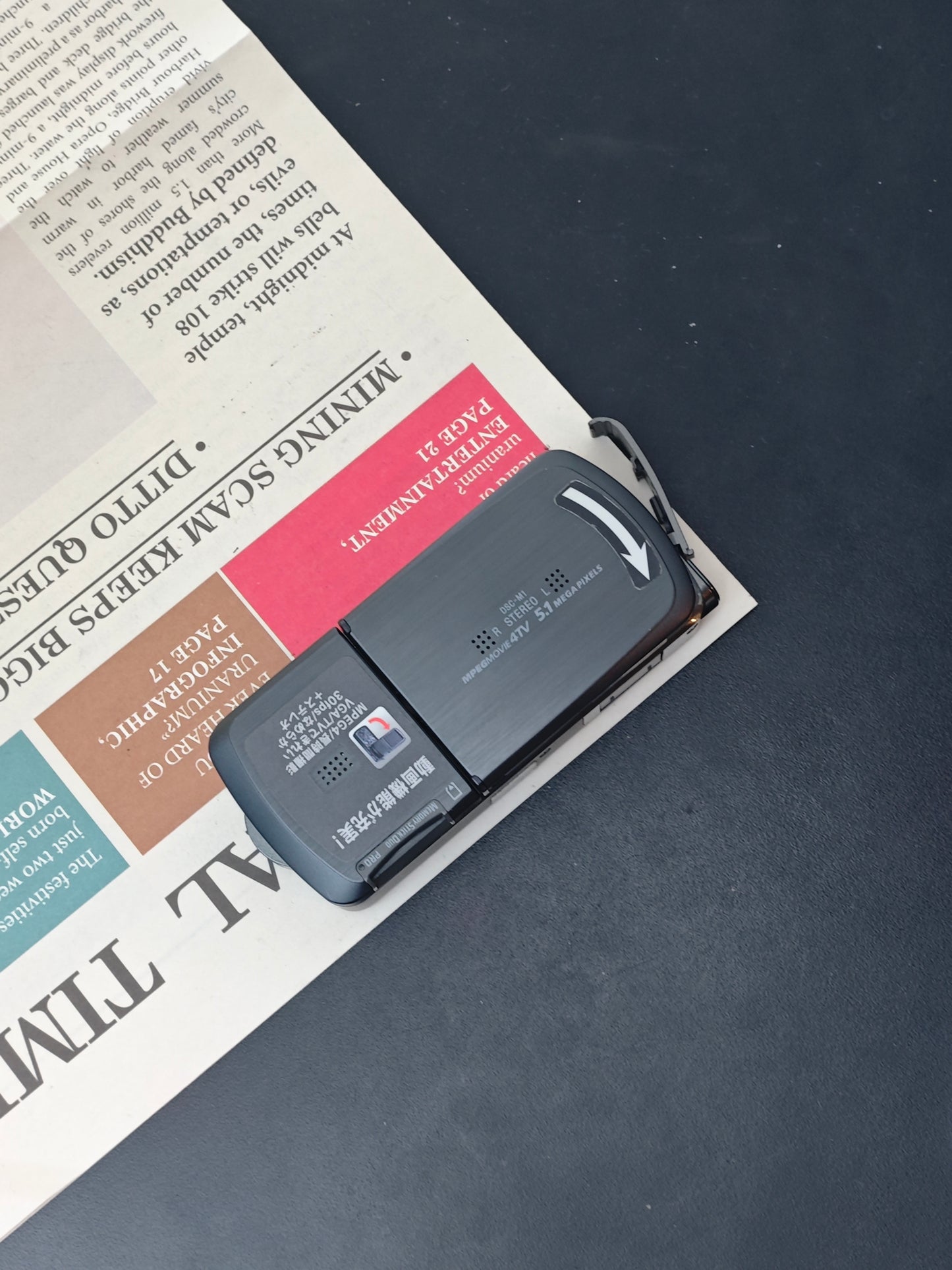 Used Sony Cyber-shot DSC-M1 silver Digital Camera [with box]