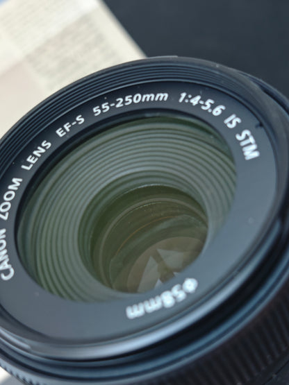 Canon Zoom Lens EF-S 55-250mm F4-5.6 IS STM #0801100259
