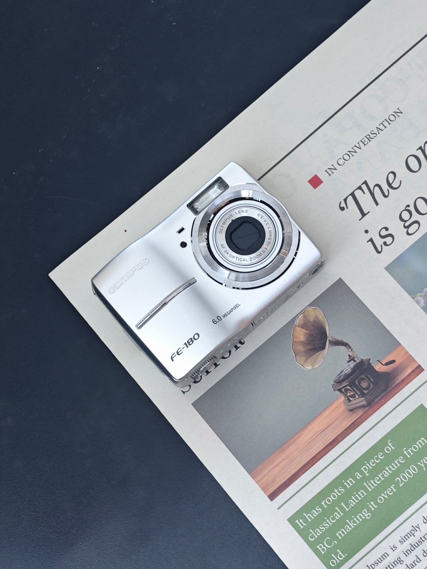 Used Olympus FE-180 silver Digital Camera