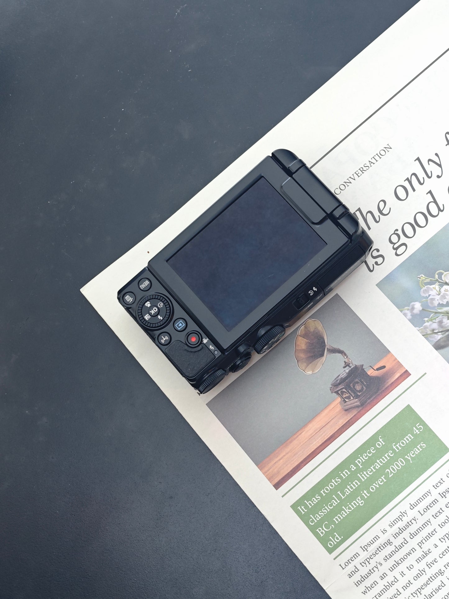 Used Nikon Coolpix S9900 black Digital Camera [with box]