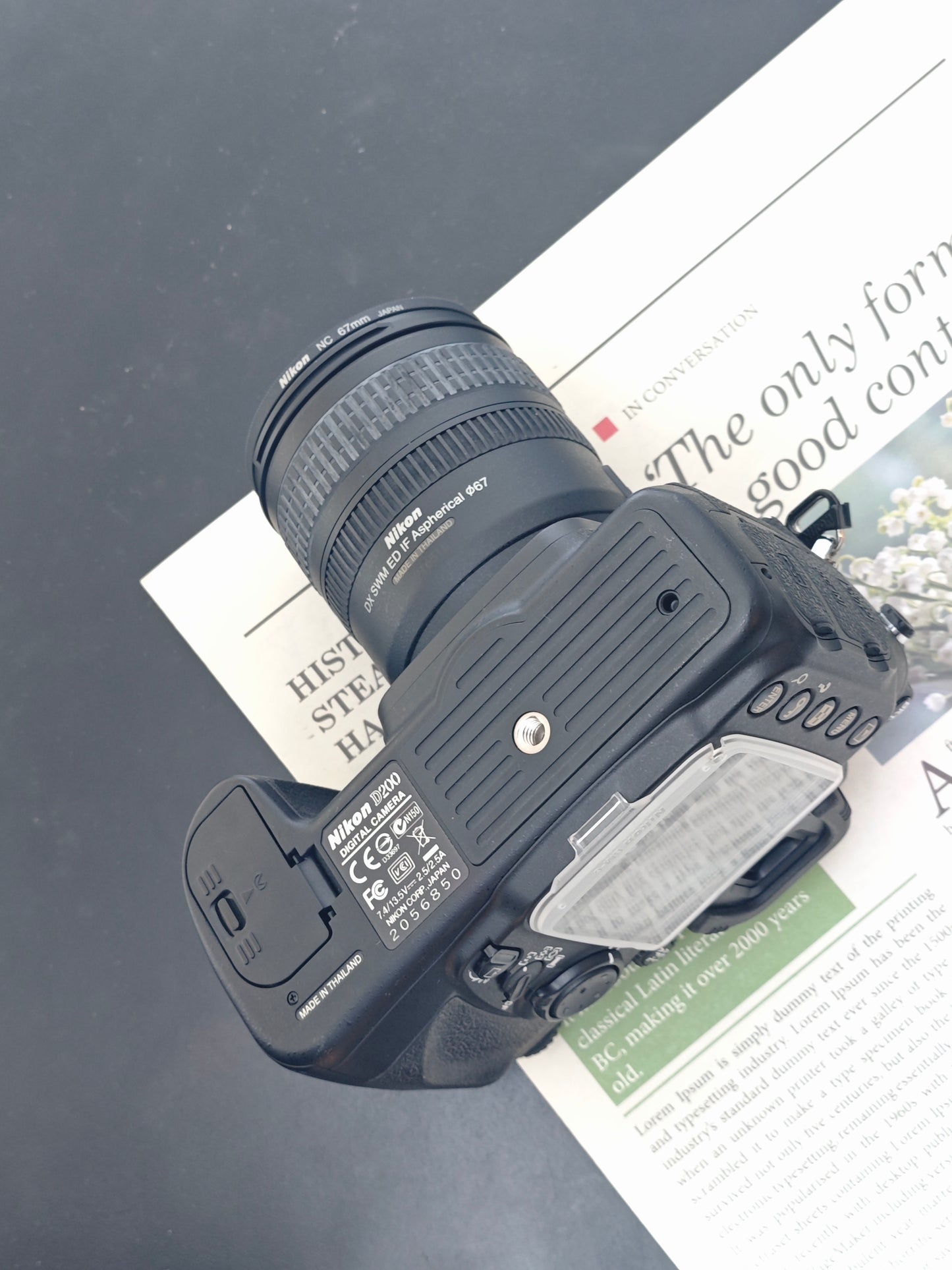 Used Nikon D200 with Nikon AF-S Nikkor 18-70mm F3.5-4.5 G ED [No charger]
