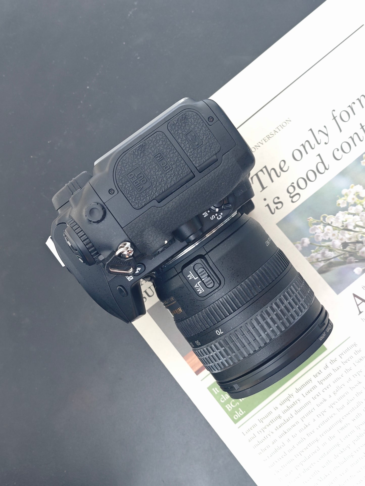 Used Nikon D200 with Nikon AF-S Nikkor 18-70mm F3.5-4.5 G ED [No charger]