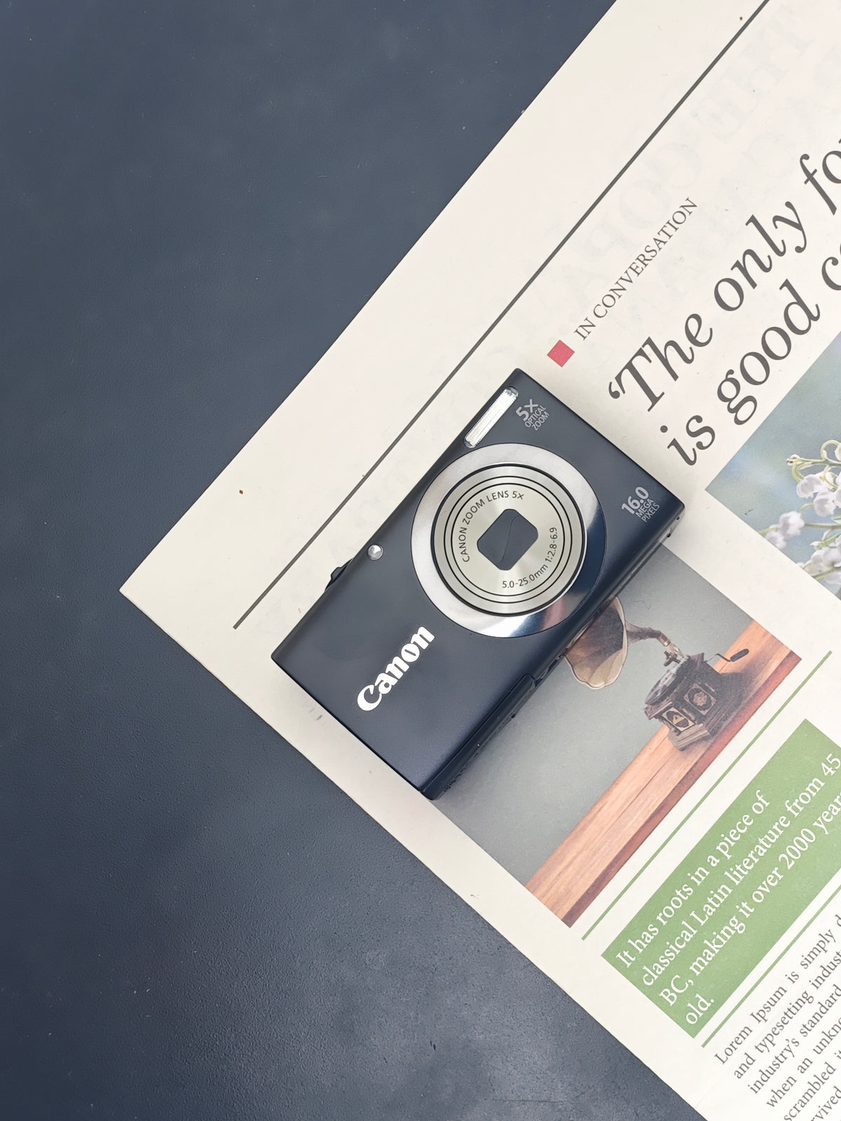Used Canon PowerShot A2300 HD black Digital Camera [with box]