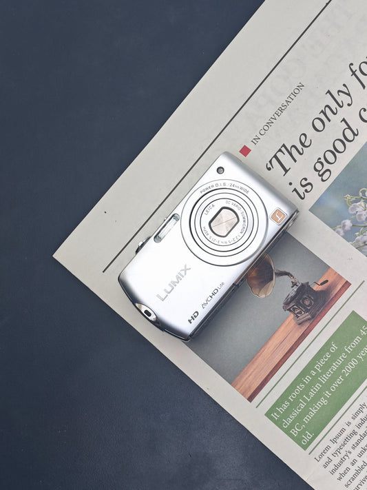 Used Panasonic Lumix DMC-FX70 silver Digital Camera [JPN only, with box]