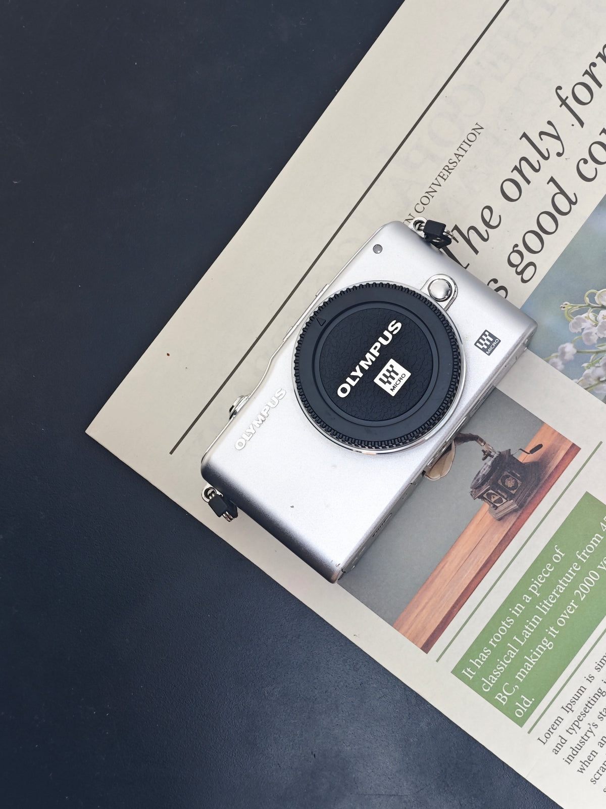 Used Olympus PEN Mini E-PM1 silver body [No charger]