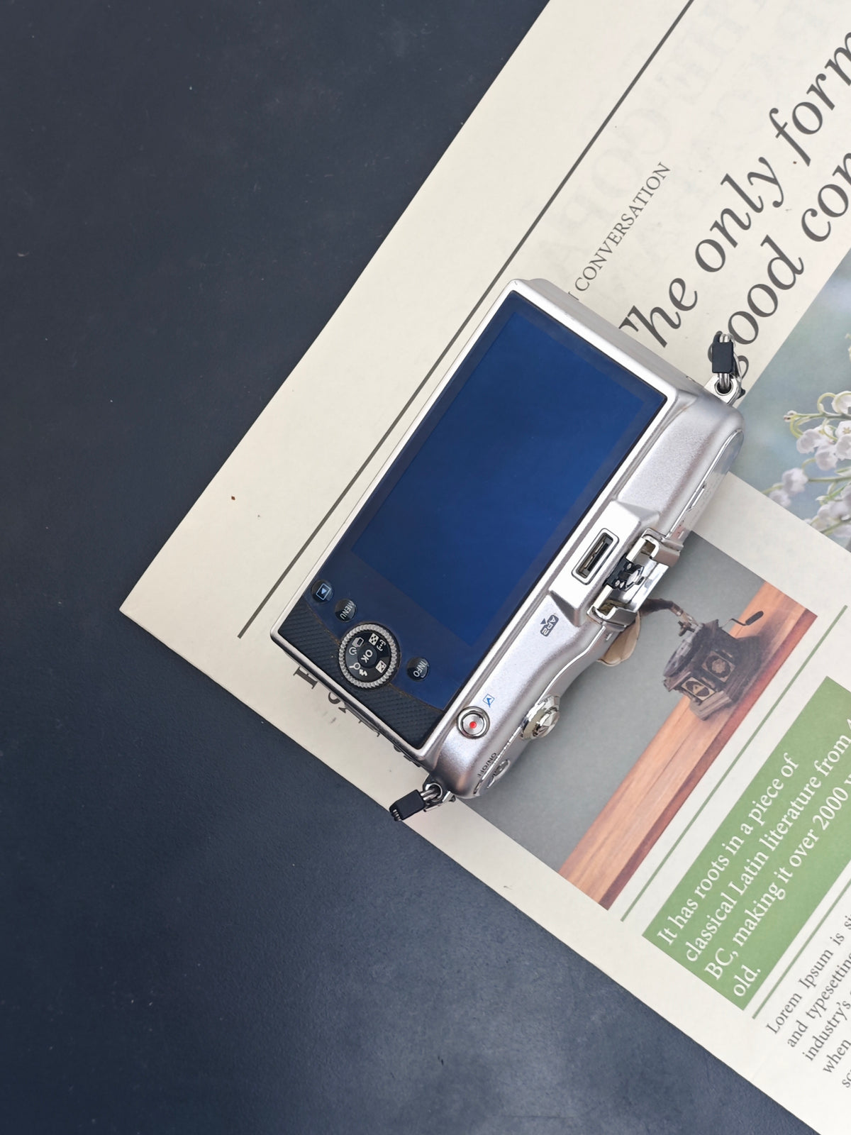 Used Olympus PEN Mini E-PM1 silver body [No charger]
