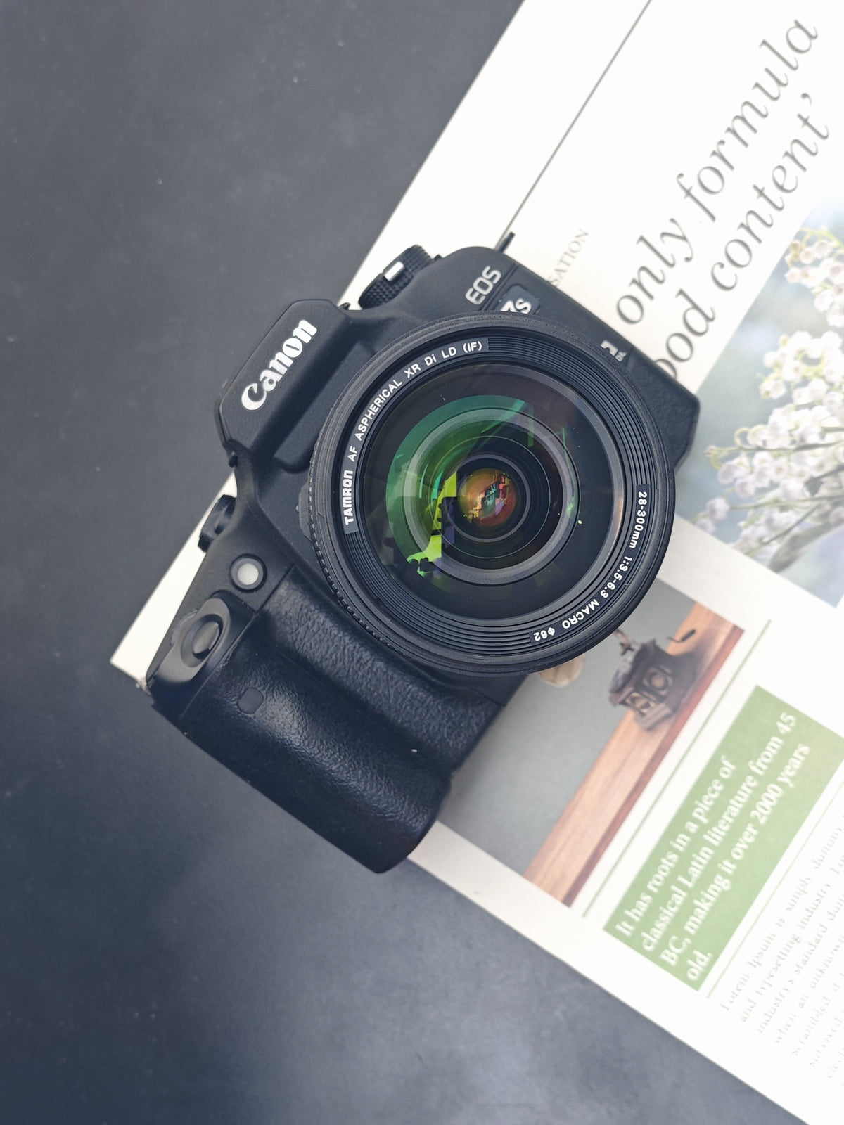 Canon EOS 7s with Tamron AF Aspherical XR Di LD [IF] 28-300 mm F3.5-6.3 Macro