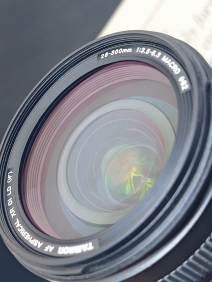 Canon EOS 7s with Tamron AF Aspherical XR Di LD [IF] 28-300 mm F3.5-6.3 Macro