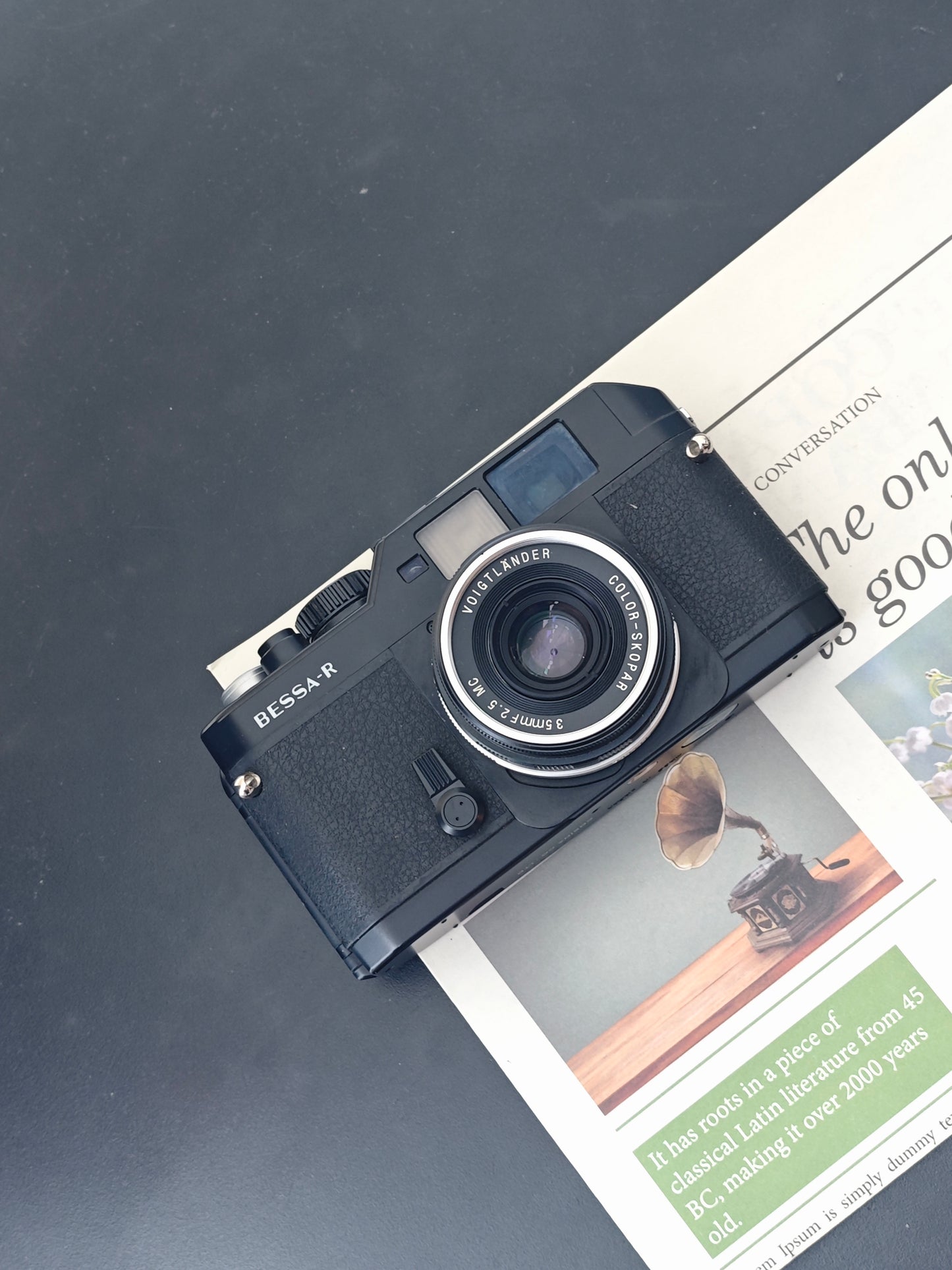 Voigtlander Bessa-R black with Voigtlander Color-Skopar 35mm F2.5 MC