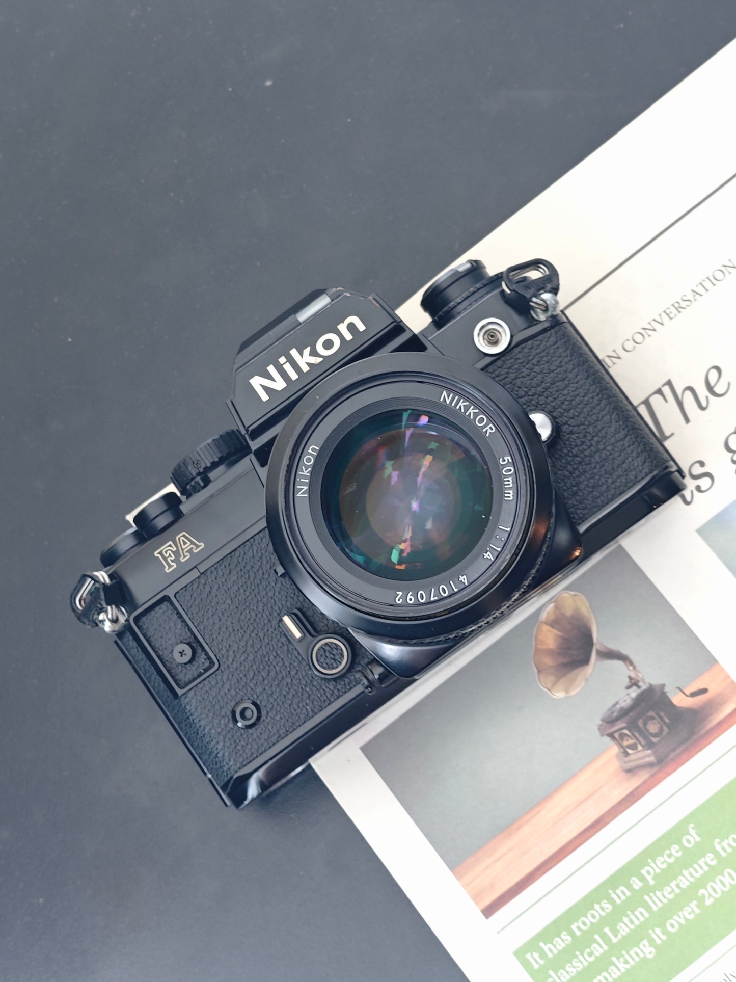 Nikon FA black "Demo" with Nikkor 50mm F1.4 Ai