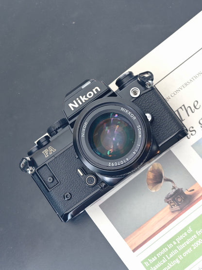 Nikon FA black "Demo" with Nikkor 50mm F1.4 Ai