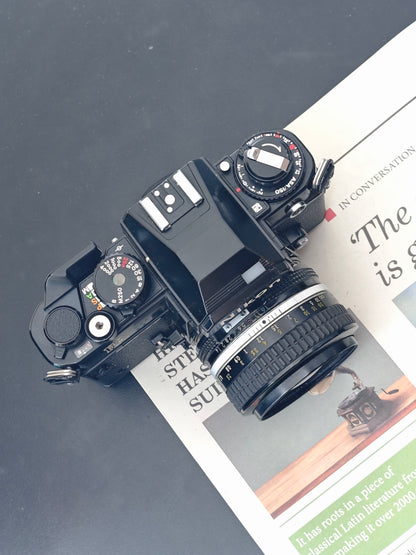 Nikon FA black "Demo" with Nikkor 50mm F1.4 Ai