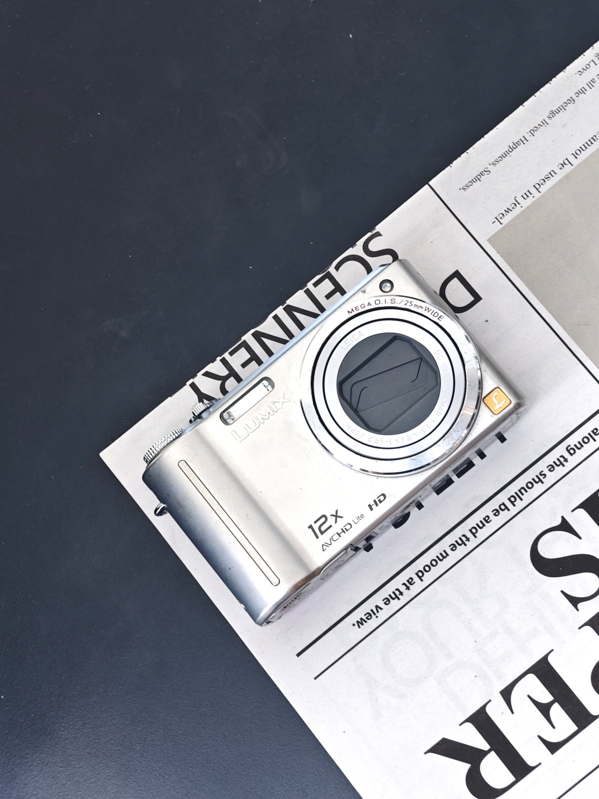 Used Panasonic Lumix DMC-TZ7 silver Digital Camera [JPN only, No charger]