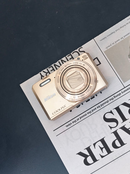 Used Nikon Coolpix S7000 gold Digital Camera [No charger] #22064239