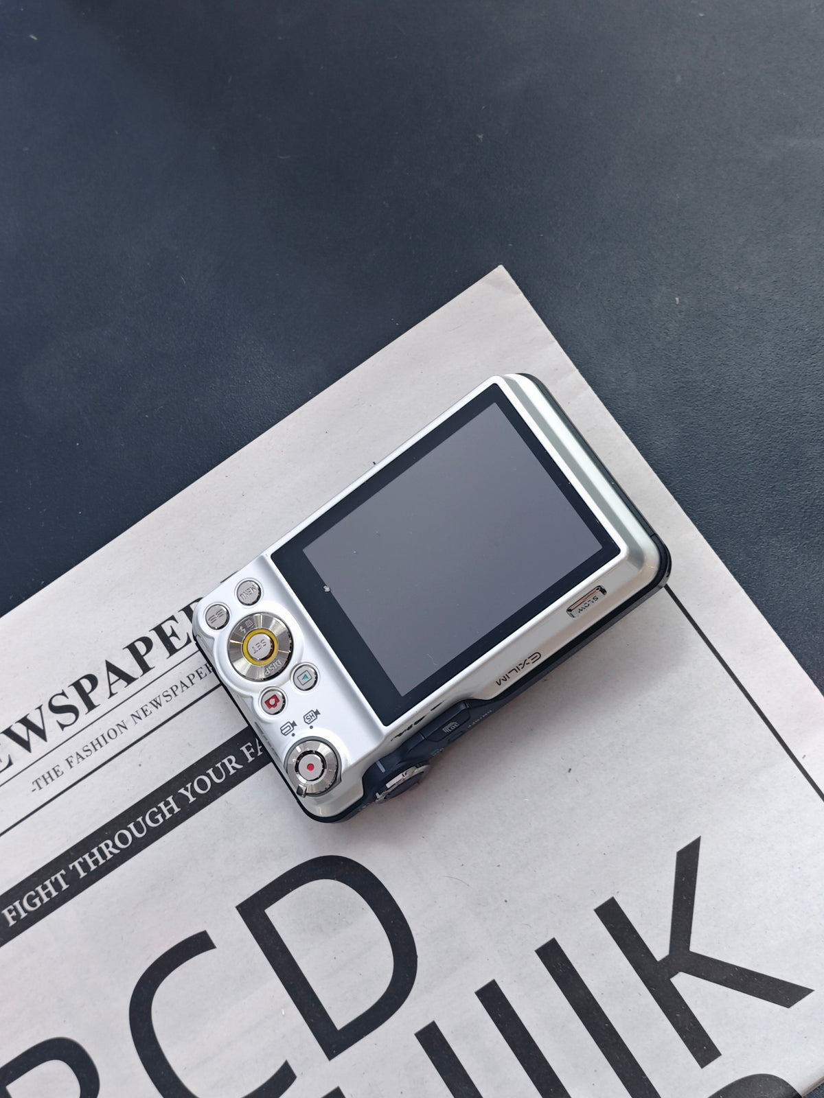 Used Casio EXILIM EX-FC100 silver Digital Camera [No charger] #10038737A
