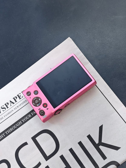 Used Canon IXY 110F pink Digital Camera [No Charger]