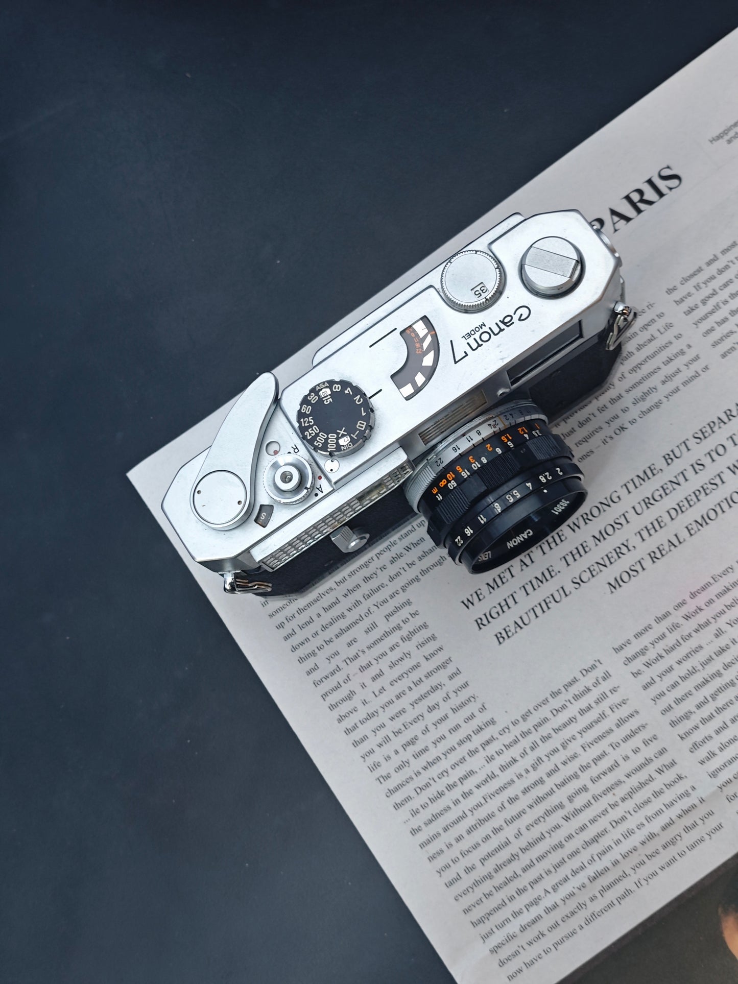 *READ*  Canon Model 7 with Canon Lens 35mm F2